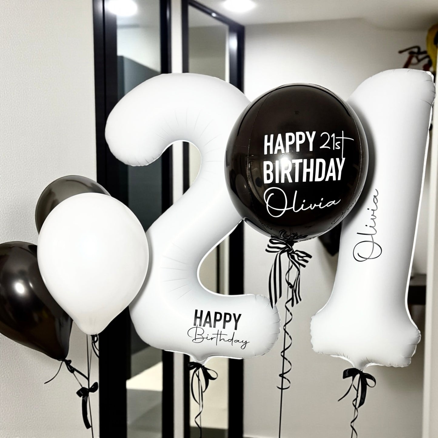 HELIUM DOUBLE DIGITS, ORBZ & LATEX BALLOON SET