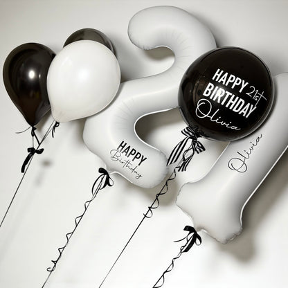 HELIUM DOUBLE DIGITS, ORBZ & LATEX BALLOON SET