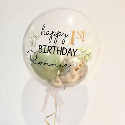 PERSONALISED BALLOON FILLED DECO BUBBLE